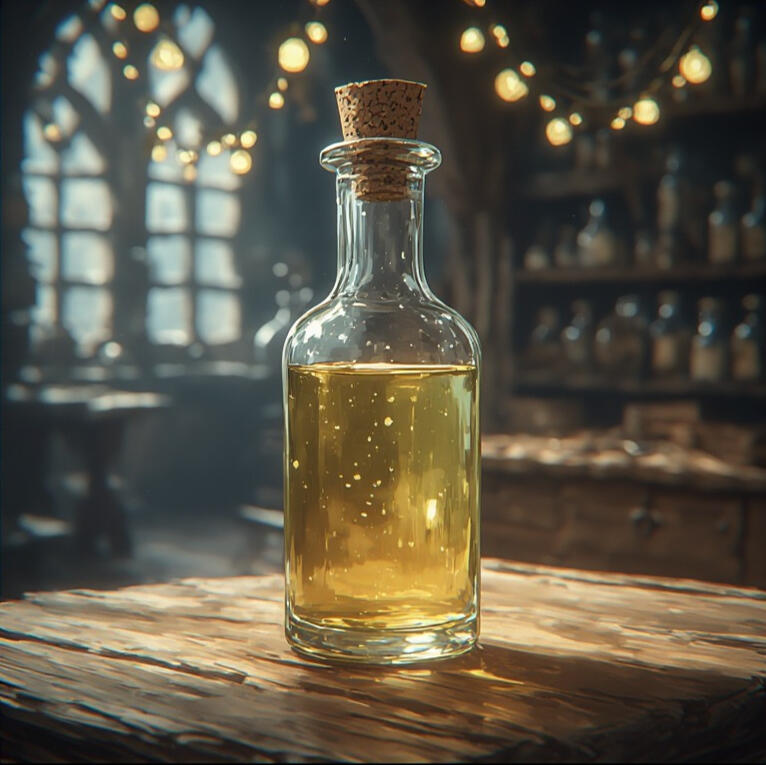 An AI-generated image of lighting supplies that include candles, parchment and stationery, envelopes, scrolls, quills, ink, and sealing wax.