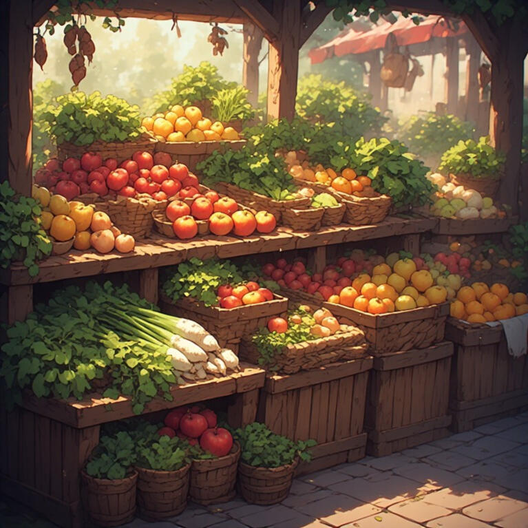 An AI-generated image of lighting supplies that include candles, parchment and stationery, envelopes, scrolls, quills, ink, and sealing wax.