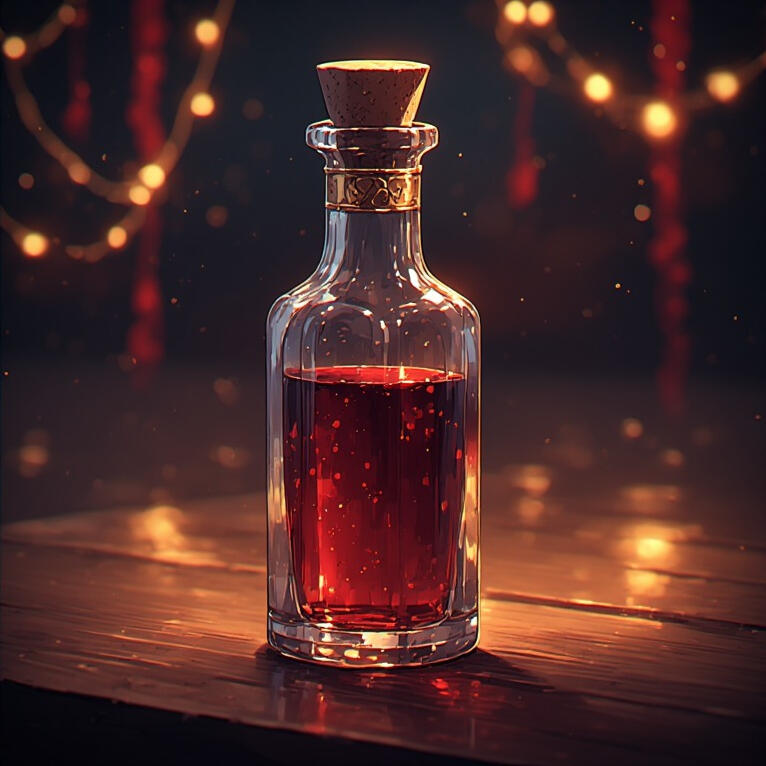 An AI-generated image of lighting supplies that include candles, parchment and stationery, envelopes, scrolls, quills, ink, and sealing wax.