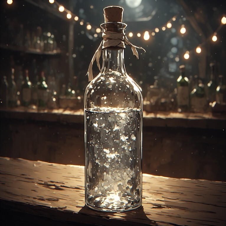 An AI-generated image of lighting supplies that include candles, parchment and stationery, envelopes, scrolls, quills, ink, and sealing wax.