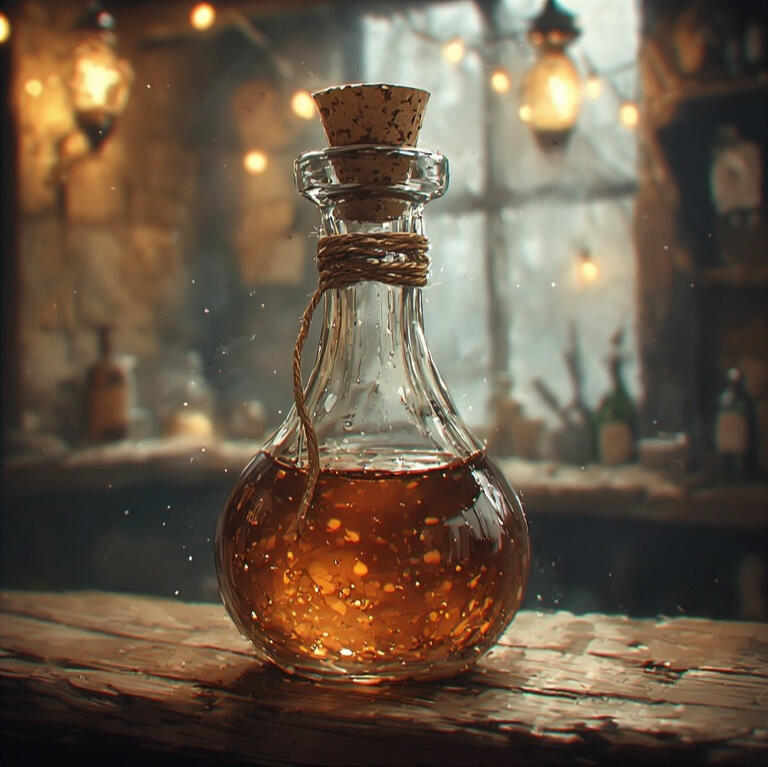 An AI-generated image of lighting supplies that include candles, parchment and stationery, envelopes, scrolls, quills, ink, and sealing wax.